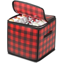 Christmas Ornament Storage Box – 128 Capacity, Festive