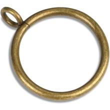 14 Pack Antique Brass Eyelet Curtain Rings 1.25 in