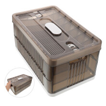 Stapelbarer Schubladenorganizer für Unterwäsche, faltbare Aufbewahrungsbox mit Auszug für Kleidung und Accessoires, kaffeefarben