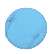 Runda sittdynor för inomhus/utomhus, sittdynor för trädgård, uteplats, hem, set med 2 med band, diameter 7 tum, för utomhus, bistroer, pall,
