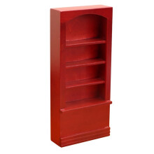Mini bibliothèque rouge, 1 pièce, 17,8 x 7,9 x 3 cm