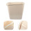 Worgeous Schmaler Abfalleimer Beige Kunststoff 1 Set 1