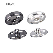 Metal Snap Buttons Rustproof Crafting Snap Fastener DIY Sewing Knitting Press Studs