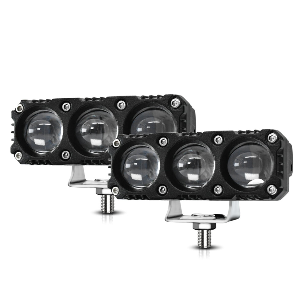 Fog Motorcycle Spotlights Motorcycle Led Driving Lights With 5 Lighting Modes Ip68 Water Resistant For Motorcycles Trucks Tractors 9353595395480