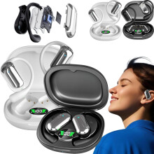 LinguaWave Pro AI-översättningshörlurar, 144 språk, realtid, Bluetooth, laddningsfodral, over-ear — kompatibel med iOS/Android