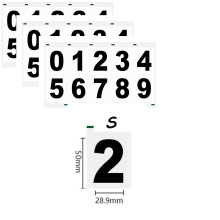 3pc Nanofilm Invisible License Plate Stickers, Reflective Digital Cover, Legal Undetectable, Sizes S M L for Vehicle