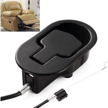 Poignée de traction universelle en métal noir avec câble pour fauteuils inclinables – Compatible avec Ashley et les principales marques