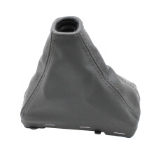 Schaltknaufmanschette aus PU-Leder, Ersatzteile für A3, 8P, A4, B8, A5, A6, C6, Q5, Q7, Grau