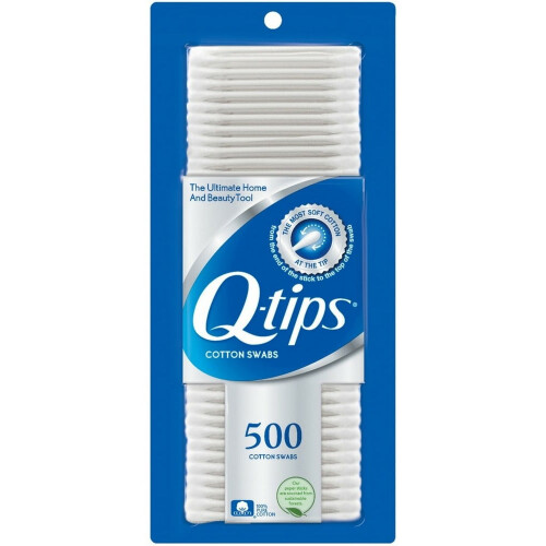 Cotton Swabs 500 ea (Pack of 2)