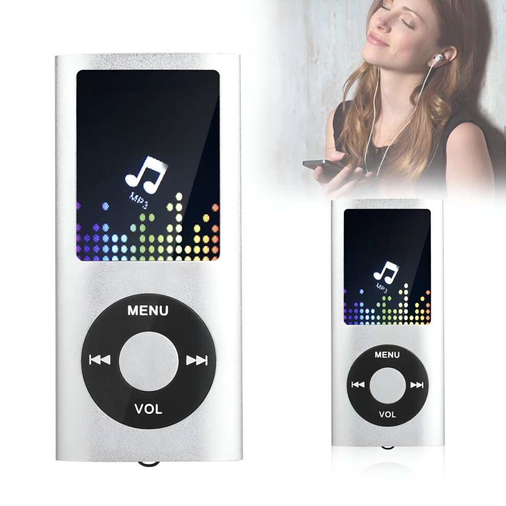 Mp3 Player With Mp4 & Ebook Support, 16Gb, - Silver/Grey 9450273258003