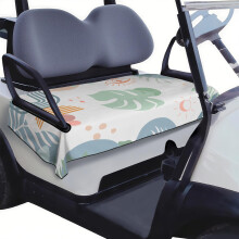 Överdrag till golfbilssäte, 136 cm x 76 cm, universal mikrofiberhandduk för EZGO TXT och RXV, Club Car Precedent, Yamaha G29-modeller