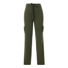 Calça Cargo Feminina de Secagem Rápida, Estilo Militar Camuflado, para Trabalho e Uso Casual, com Bolsos, Verde, Tamanho XS