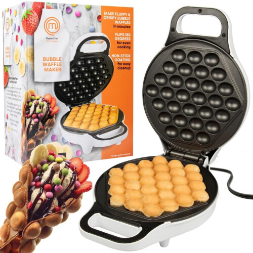 Bubble Waffle Maker Electric Nonstick Waffle