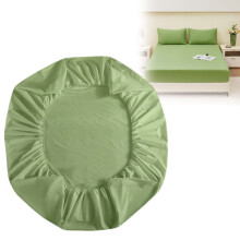Protège-matelas imperméable drap-housse uni 100 x 200 x 30 cm, tissu brossé respirant et membrane TPU
