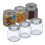 6er-Set Vorratsgläser mit Deckel 1300 ml 1