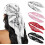 Conjunto de 4 lenços de cabeça femininos de 35 polegadas em cetim semelhante à seda, lenços de pescoço, bandanas quadradas para cabelo e para 1