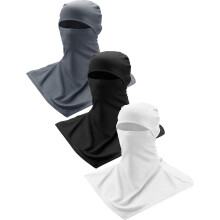 Pasamontañas de 3 piezas para cubrir el rostro y proteger el cuello del sol.