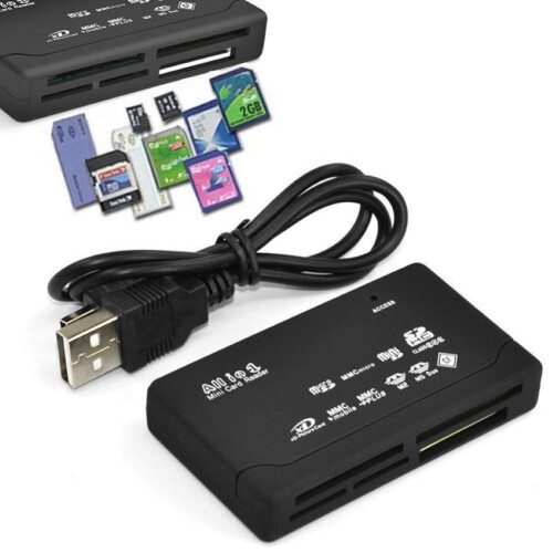 Προσαρμογέας ανάγνωσης καρτών USB2 0Micro Secure Digital TF CF All-in-One για υπολογιστή