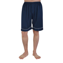 Mens Pajama Shorts Soft Comfy Stretch Loose Satin Silk Lounge Sleepwear Nightwear Pjs Bottoms Bermuda Pants, L-3XL