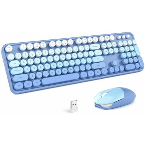 Set tastiera e mouse wireless formato standard 2.4G