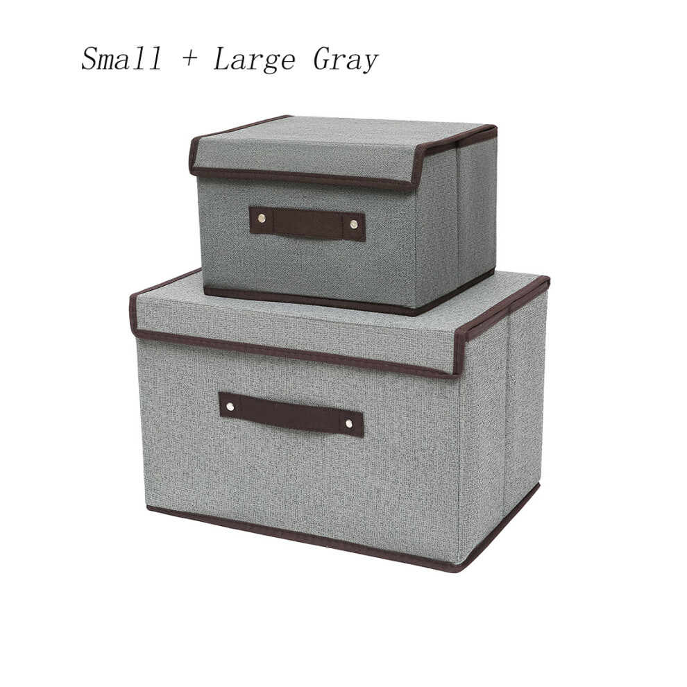 1-2Pcs Clothing Storage and Organization Sundries Organizer for Underwear Dustproof Non-woven Multi-function Foldable Box Home