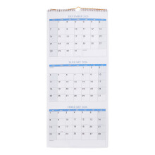 Calendario da parete di tre mesi 2026 Verticale Azzurro Cielo