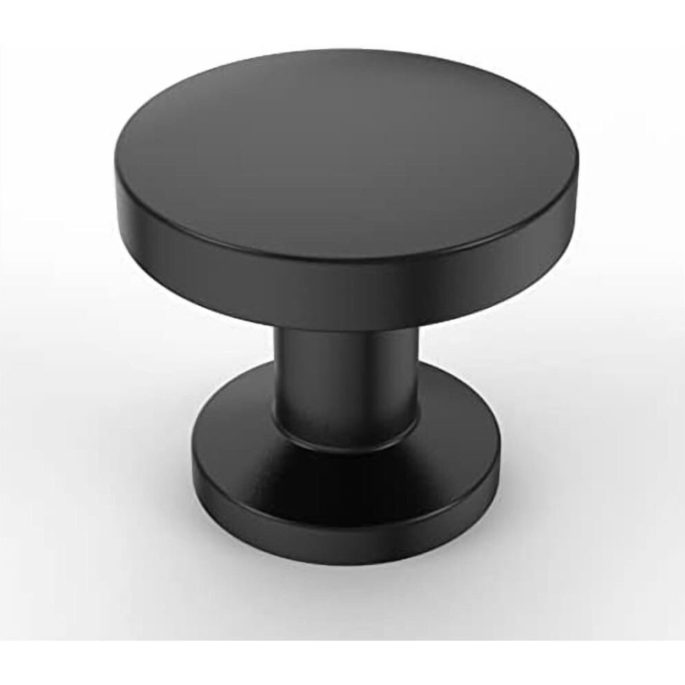 10 Pack Matte Black Kitchen Cabinet Knobs - Dresser & Drawer Knobs - Zinc Cabinet Hardware 9558633795172
