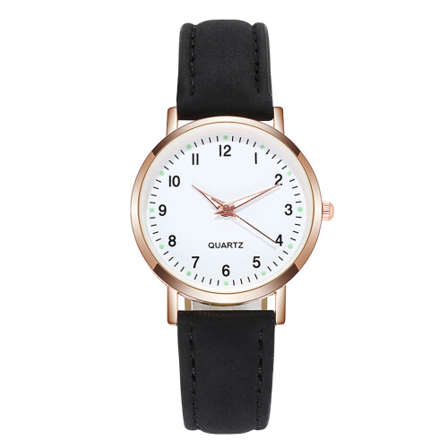 Γυναικείο Vintage Δερμάτινο Ρολόι Quartz – Casual Αναλογικό, Μικρό Καντράν, Ελαστικό
