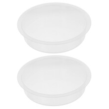 Homoyoyo Durable White PP Bird Water Feeder - Easy to Clean,