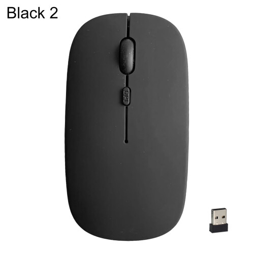 Wireless Keyboard Quick Response Mute Ultra-thin Laptop Sensitive Mouse for Notebookbook,Black 1