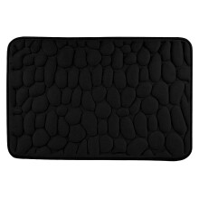 Tapis de sol de salle de bain en coton 40 x 24 pouces - Ultra doux, absorbant, antidérapant, lavable en machine, idéal pour la salle de bain, la