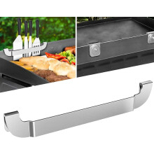 25 cm magnetisk spatelholder til stegepande, grillrist i rustfrit stål til Blackstone og andre stegepande (2 stk.), kompatibel med Blackstone