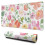 Lyserød blomsterprintet gaming musemåtte 90x40cm 1