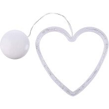 LED Christmas Window Lights with Suction Cups, Battery-Powered Warm White Night Lights, Compatible with Holiday Decor