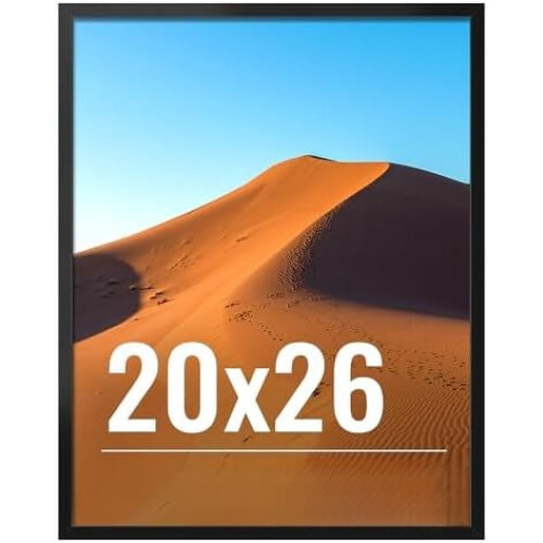 Sort 11x14 fotoramme med HD plexiglas