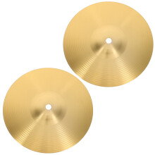 2 Pcs Symbols Jazz Drum Cymbals 19.50X19.50X0.20CM