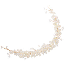 Couronne de fleurs à quatre feuilles, accessoire pour cheveux doré