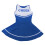 2Pièces Robe Cheerleader Femme Élastique 1