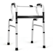 Chodzik medyczny Resenkos Medical Mobility Walker, aluminiowy, składany, obsługiwany jednym przyciskiem