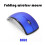 Foldable Wireless Mouse, Ergonomic 2.4G Mini Travel Wireless Optical Mobile Mouse for Laptop, PC, Chromebook, MacBook, Computer 1