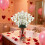 Bouquet de fleurs blanches pour la Saint-Valentin, remplissage de vase 2