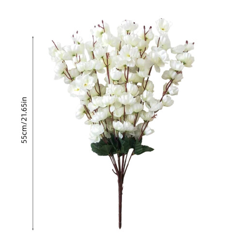 Bouquet de fleurs blanches pour la Saint-Valentin, remplissage de vase 2