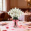 Bouquet de fleurs blanches pour la Saint-Valentin, remplissage de vase 6
