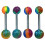 DESIGNICE4 τεμάχια Δαχτυλίδια Γλώσσας, Κοσμήματα Piercing, Κοσμήματα Σώματος, Style625 1