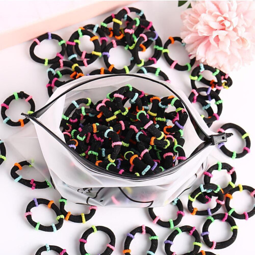 Élastiques à cheveux pour bébé, élastiques doux en coton pour petites filles, petits élastiques pour queue de cheval. 1