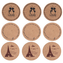 36Pièces Dessous De Plat Liège Ronds Isolants Chaleur Usage