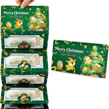 Kerstcadeau-enveloppen met 8 vakjes