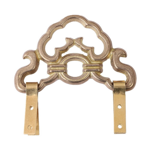 Krok i mässing för tavelramar i vintagestil, 1-pack