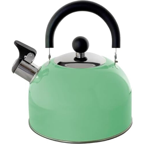 Fløjtekedel i rustfrit stål, 2 l, blå