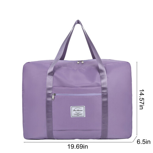 Πτυσσόμενη τσάντα ταξιδιού Duffel, ελαφριά τσάντα μεταφοράς αποσκευών Tote, ευρύχωρη 2